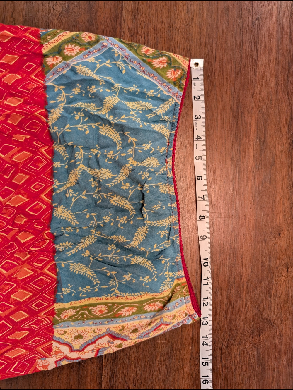Lola P Multicolor Boho Patchwork Maxi Skirt - Picture 8 of 9
